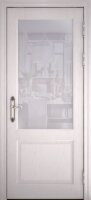 Межкомнатная дверь Versales 40004 ясень перламутр, стекло