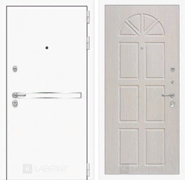 Входная металлическая дверь Лайн WHITE 15 - Алмон 25
