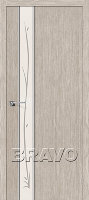Межкомнатная дверь Глейс-1 Twig 3D Cappuccino
