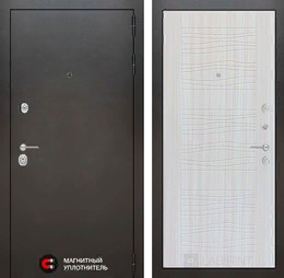 Входная металлическая дверь SILVER 06 - Сандал белый