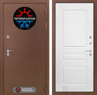 Входная металлическая дверь Термо Магнит 03 - Белый софт