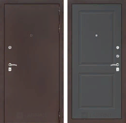 Входная металлическая дверь CLASSIC антик медный 11 - Графит софт