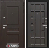 Входная металлическая дверь Мегаполис 12 - Венге