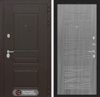 Входная металлическая дверь Мегаполис 06 - Сандал серый