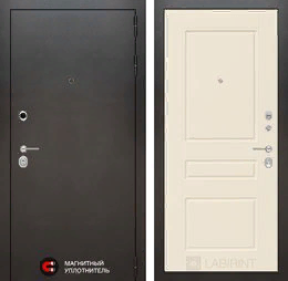 Входная металлическая дверь SILVER 03 - Крем софт