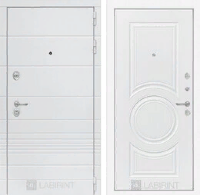 Входная металлическая дверь Трендо 23 - Белый софт