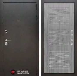 Входная металлическая дверь SILVER 06 - Сандал серый