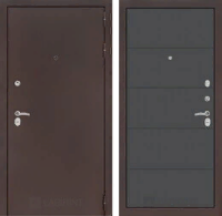 Входная металлическая дверь CLASSIC антик медный 13 - Графит софт