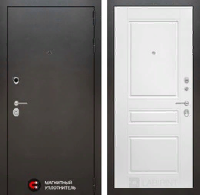 Входная металлическая дверь SILVER 03 - Белый софт