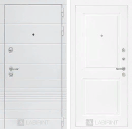 Входная металлическая дверь Трендо 11 - Белый софт
