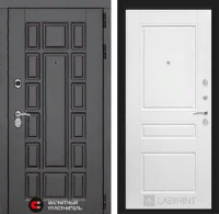 Входная металлическая дверь Нью-Йорк 03 - Белый софт