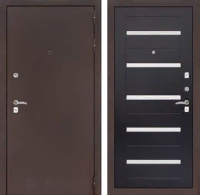 Входная металлическая дверь CLASSIC антик медный 01 - Венге