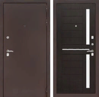 Входная металлическая дверь CLASSIC антик медный 02 - Венге