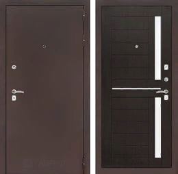 Входная металлическая дверь CLASSIC антик медный 02 - Венге