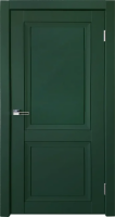 Межкомнатная дверь Деканто ПДГ 1 бархат green вставка черная, глухая