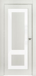 Межкомнатная дверь Neo 00003 экошпон белый серена остекленная