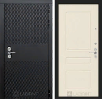 Входная металлическая дверь BLACK 03 - Крем софт