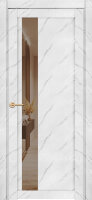 Межкомнатная дверь UniLine Mramor 30004/1 Marable Soft Touch экошпон монте белый