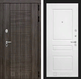 Входная металлическая дверь SCANDI 03 - Белый софт