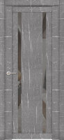 Межкомнатная дверь UniLine Mramor 30006/1 Marable Soft Touch экошпон торос серый