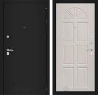 Входная металлическая дверь CLASSIC шагрень черная 15 - Алмон 25