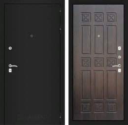 Входная металлическая дверь CLASSIC шагрень черная 16 - Алмон 28
